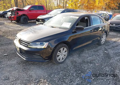 2017 Volkswagen Jetta 1.4T S from USA, damaged, VIN 3VW2B7AJ7HM349780